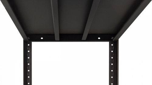 купить Cтеллаж складской УХЛ-МАШ СК-Ч 2,0/1000х400 Стеллаж средней нагрузки 120кг (2000х1000х400мм) (5 полок) чёрный в Кишинёве 