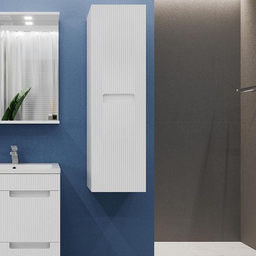 купить Шкаф-пенал Bayro Positano 350x1200 универсальный белый мат в Кишинёве 