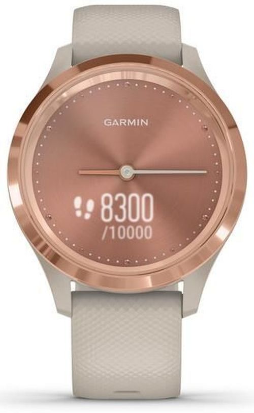 купить Смарт часы Garmin vivomove 3S, S/E EU, Rose Gold, Light Sand, Silicone в Кишинёве 