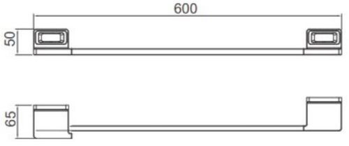 купить Держатель для полотенец Gappo G30801-9 Grafit в Кишинёве 