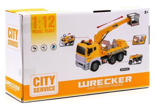 купить Машина Wenyi WY833A Friction Truck galbena (lumini,sunete), cod 49490 в Кишинёве 