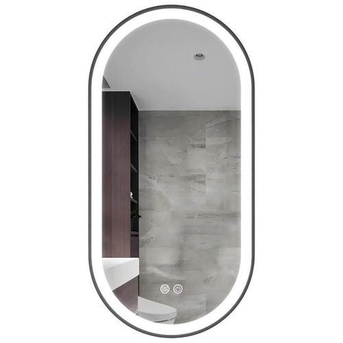 купить Зеркало для ванной Uniplast LM-406.50100 LED (dreptunghiulara cu janta) 50x100 cm в Кишинёве 