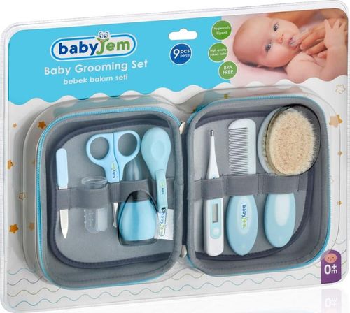 cumpără Set pentru îngrijirea bebeluşului BabyJem 363 Set pentru ingrijire, 9 piese Albastru în Chișinău 