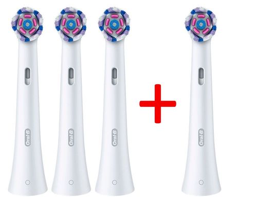 купить Сменная насадка для электрических зубных щеток Oral-B 6006 iO Radiant White 3+1 в Кишинёве 
