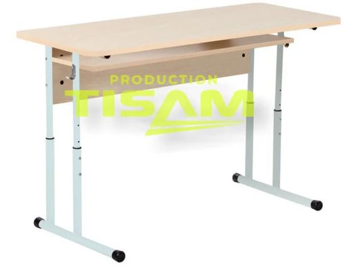 купить Школьная парта Tisam №4-6, 2-местный с полкой, 1200х500х640-760мм (0161) в Кишинёве 