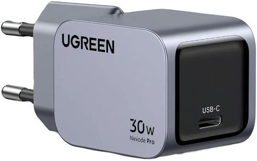 купить Зарядное устройство сетевое Ugreen 35006, Nexode Pro GaN Charger 1xType-C 30W X703, Space Grey в Кишинёве 