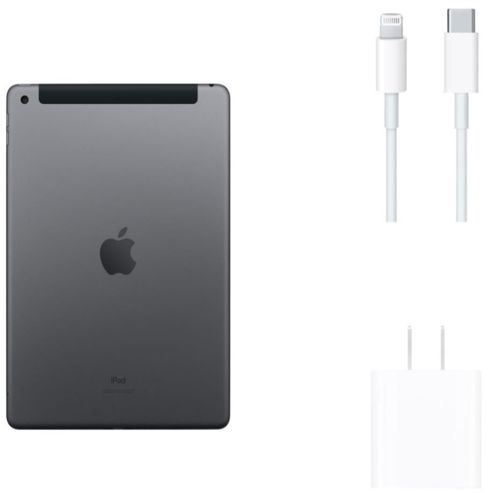 купить Планшетный компьютер Apple iPad 9 2021 10.2 Wi-Fi+4G 64GB Space Grey MK473 в Кишинёве 
