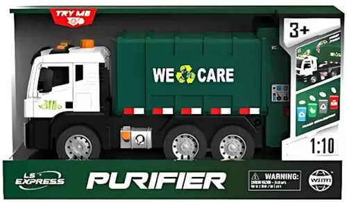 купить Машина Wenyi WY1115A 1:10 Camion de gunoi cu inerție (lumină / sunet) в Кишинёве 