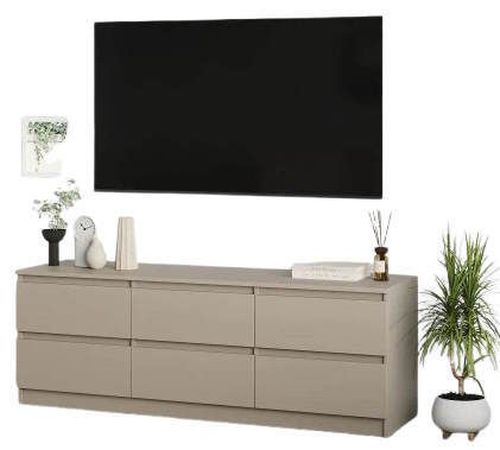 cumpără Comodă TV MebelStar NEO 6S 150x43x53 Cashmere (MBS-1282) în Chișinău 