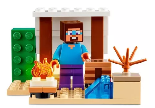 купить Конструктор Lego 21251 Minecraft Expediția lui Steve în deșert в Кишинёве 