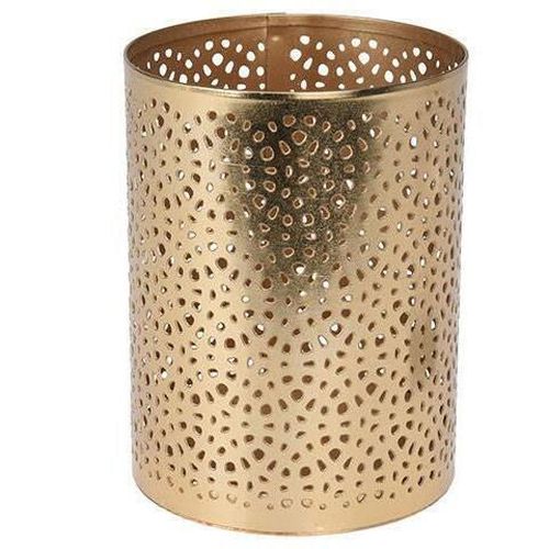 cumpără Lumânare Holland 27438 Gold Подсвечник металлический Цилиндр резной D7.5x10cm în Chișinău 