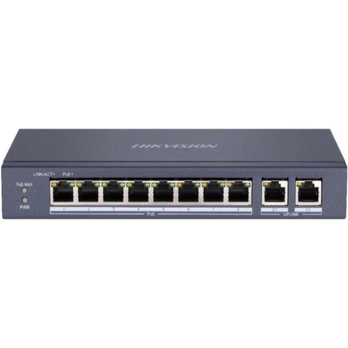 cumpără Switch/Comutator Hikvision DS-3E0310P-E/M (8PoE+2Uplink) în Chișinău 