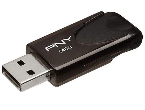 cumpără 64GB USB Flash Drive PNY Attache 4, Black, USB 2.0, FD64GATT4-EF (memorie portabila Flash USB/внешний накопитель флеш память USB) în Chișinău 