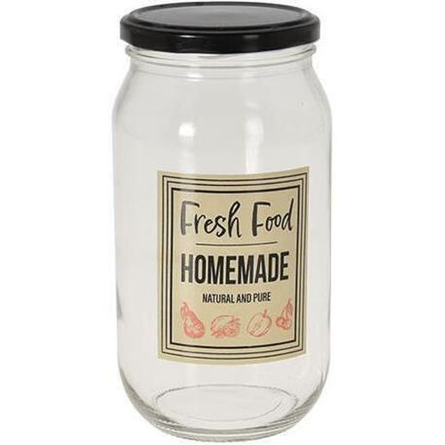 cumpără Container alimentare Excellent Houseware 49637 Банка стеклянная с крышкой 1l, H18cm Food în Chișinău 