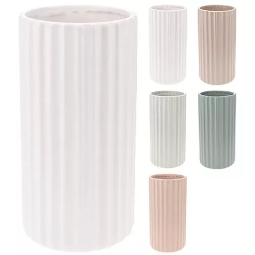 cumpără Vază H&S 52564 Vaza din ceramica Cilindru, H25cm, D12cm (în asort.) în Chișinău 