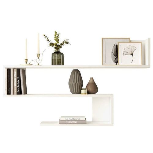 купить Полка декоративная Trendy WL10-W 120x71x14cm (GTR005446) в Кишинёве 