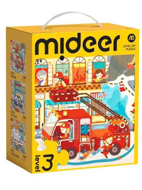 купить Головоломка Mideer MD1478 Puzzle Echipa de Salvare, 3 în 1 (nivelul 3) в Кишинёве 