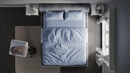 cumpără Textile de casă Askona Постельное белье Home EUR Navy blue în Chișinău 