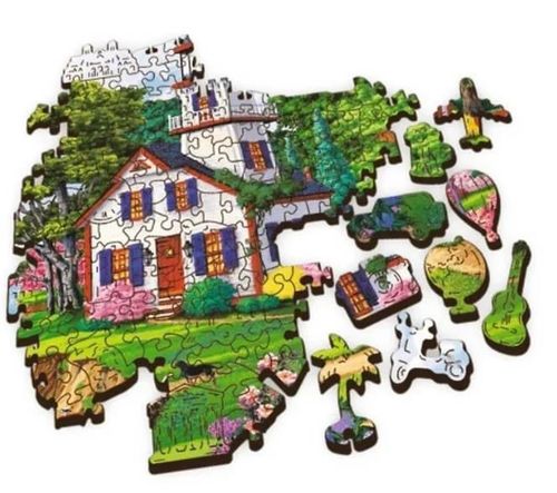 cumpără Puzzle Trefl 20219 Wooden puzzle 500+1. Rai de vara în Chișinău 