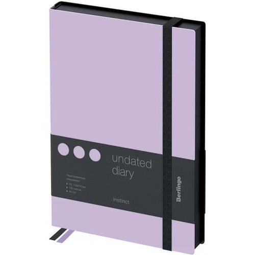 купить Блокнот Berlingo RL299191 Agenda nedatata Instinct A5, 136 foi, lavanda в Кишинёве 
