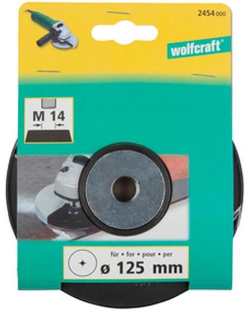 купить Набор головок, бит, насадок Wolfcraft Шлифовальная пластина 125 мм 2454000 в Кишинёве 