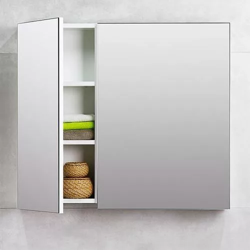 купить Зеркало для ванной Bayro Dorado 800x700 белый в Кишинёве 