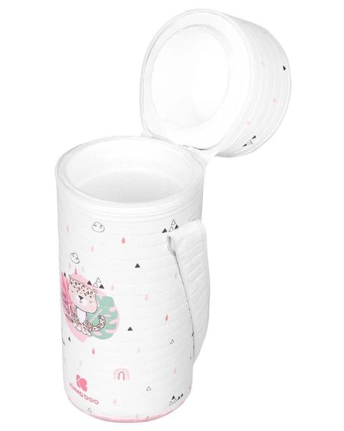 cumpără Cană cu pai Kikka Boo 31303040099 Termoizolator pentru biberoane Savanna Pink în Chișinău 