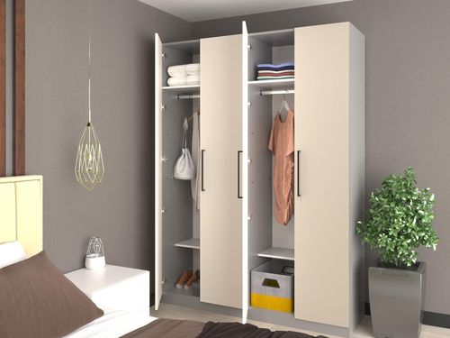 купить Шкаф Bayro Serenity 1600x2200x518 light cream в Кишинёве 