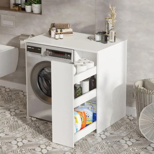 купить Стеллаж для стиральной машины Trendy SA1-W 93x88x60cm в Кишинёве 