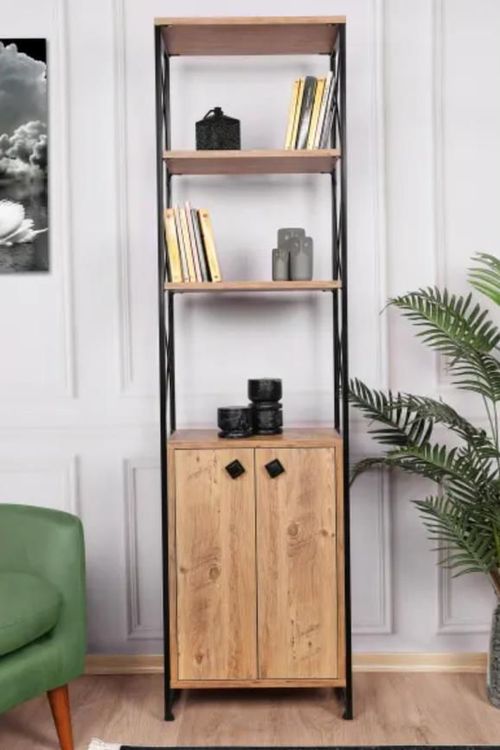 купить Офисный стеллаж Trendy Tervel, Pin 49x180x30cm, raft de carti в Кишинёве 