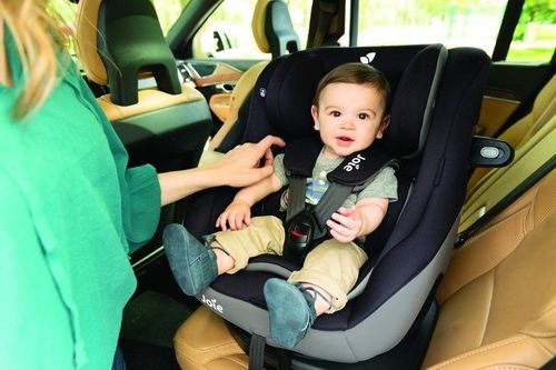 Автокресло с креплением isofix Joie Spin Safe Black Pepper, 0-18 кг 