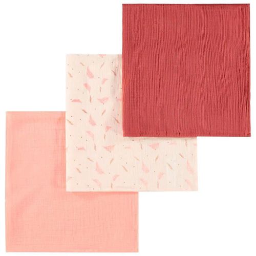 купить Аксессуар для пеленания Premaman PBRFD8-ROC-UNQ Set 3 pelinci din bumbac Magic Bird в Кишинёве 