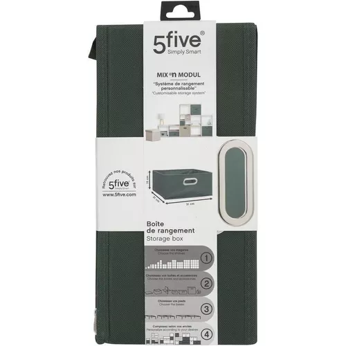 купить Короб для хранения 5five 56159 Mix N Modul 15x31x15 см, хаки в Кишинёве 