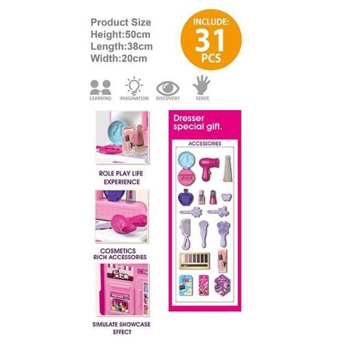 cumpără Jucărie Essa 922-213 Set pentru machiaj și coafuri cu accesorii, 31elem în Chișinău 