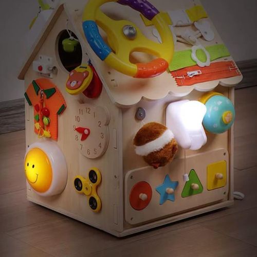 купить Развивающая доска New World SY-S034 Busyboard Casă cu volan, 224100 в Кишинёве 