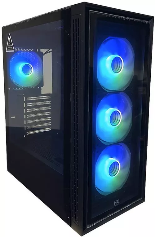 купить Корпус для ПК HPC C-09 ATX Case, with PSU, Black в Кишинёве 