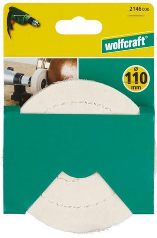 cumpără Set de tubulare, bite, duze Wolfcraft Disc textil pentru lustruit 110mm 2146000 în Chișinău 