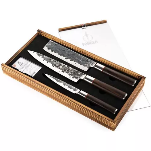 cumpără Set cuțite Forged Sebra Knives Set 3 buc. Chef’s, Vegetable & Utility Knife în Chișinău 