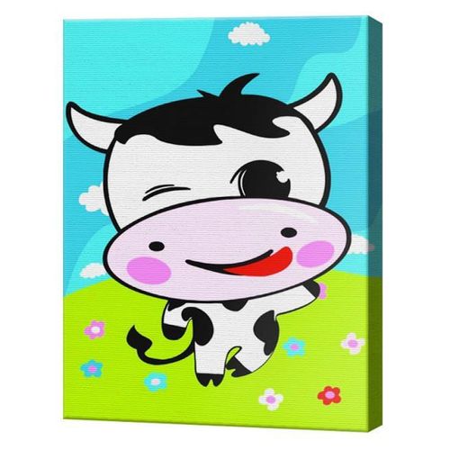 купить Картина по номерам Art Gallery CX2012 20x30cm Vacuta face din ochi в Кишинёве 