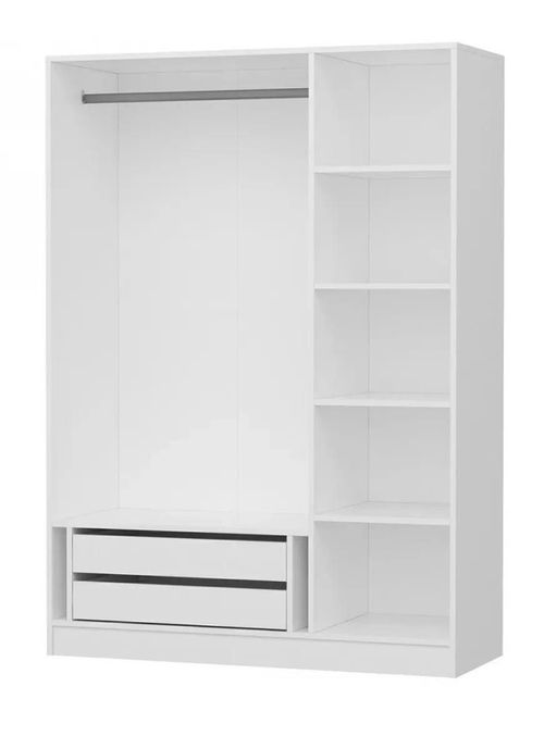 cumpără Dulap Trendy Kale 3 Mebran Kapak 210-Alb, 135x210x52cm în Chișinău 