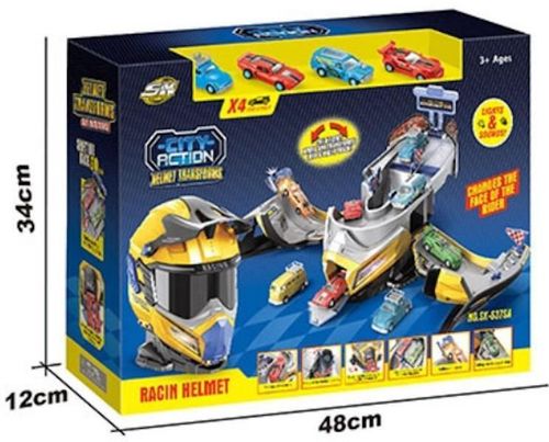 купить Игрушка Essa SK-637SA Cască de joacă transformabila cu 4 mașinuțe в Кишинёве 