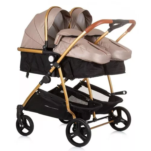купить Детская коляска Chipolino Kbds02403gb Duo Smart Golden Beige в Кишинёве 