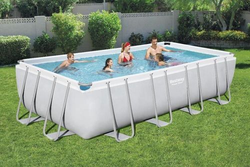 cumpără Piscină cu cadru Bestway 56465BW Power Steel 549x274x122cm, 14812L, carcas metal (pompa filtru pe cartus) în Chișinău 