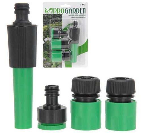 купить Шланг ProGarden 20777 Набор коннекторов с наконечником для шланга 4шт, синий в Кишинёве 