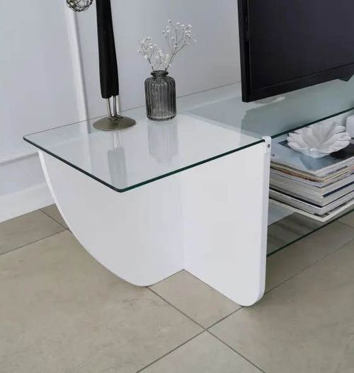 cumpără Comodă TV Trendy Crin, Alb 158x40x35cm în Chișinău 
