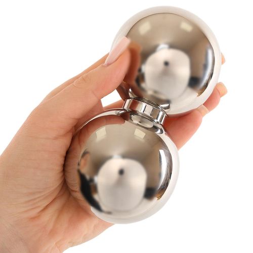 cumpără Dispozitiv de masaj mecanic Zelart 5662 Minge masaj Duoball FI-1595 argint în Chișinău 