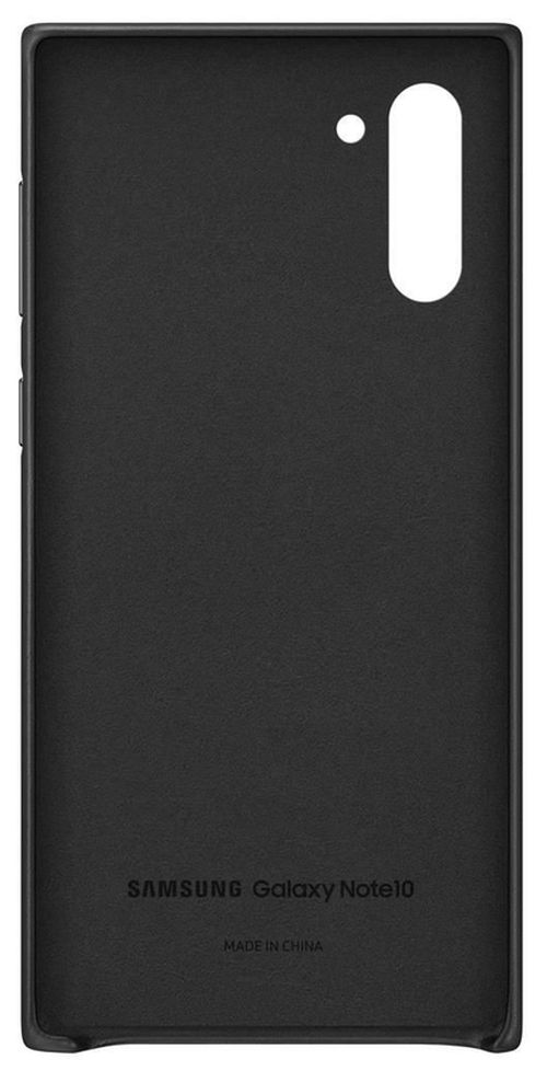 купить Чехол для смартфона Samsung EF-VN970 Leather Cover Black в Кишинёве 
