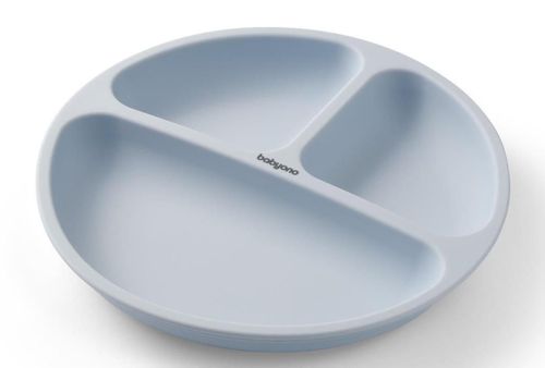 cumpără Seturi pentru hrănire bebelușilor BabyOno 1482/01 Placa de silicon cu ventuza (albastru) în Chișinău 