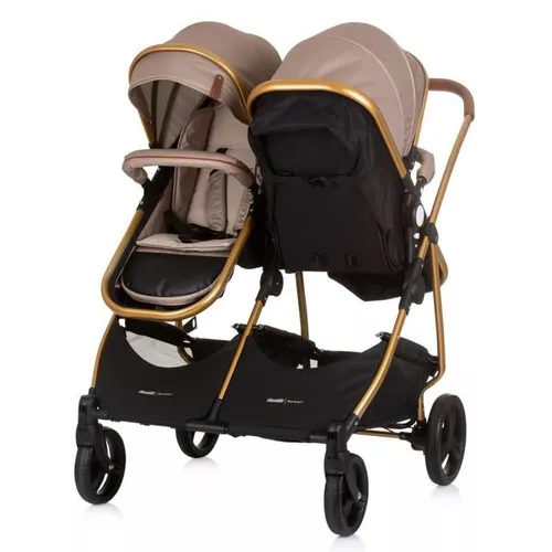 купить Детская коляска Chipolino Kbds02403gb Duo Smart Golden Beige в Кишинёве 