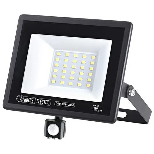 cumpără Reflector Horoz ASLAN-30W, 6400K, cu senzor de miscare, negru (068-011-0030) în Chișinău 